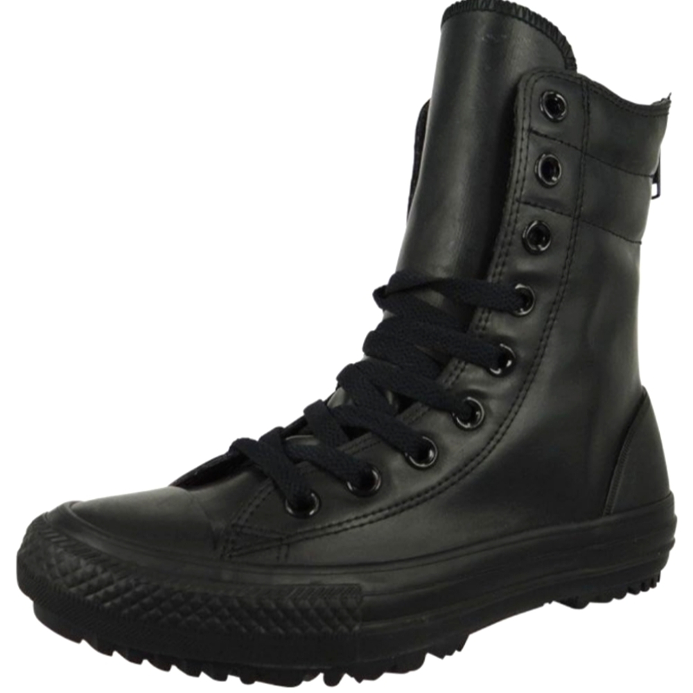 Converse Black Women's Lace-Up High-Top Boot